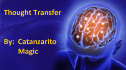 (image for) Thought Transfer by Catanzarito Magic - Trick