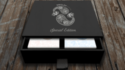 (image for) Special Edition Diamon Playing Cards Paisley Box Set (Ruby Red and French Blue) by Dutch Card House Company