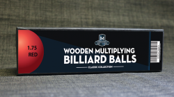 (image for) Wooden Billiard Balls (1.75" Red) by Classic Collections - Trick