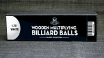 (image for) Wooden Billiard Balls (1.75" White) by Classic Collections - Trick