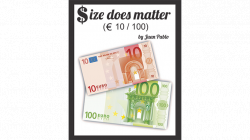 (image for) Size Does Matter EURO 10 to 100 (Gimmicks and Online Instructions) by Juan Pablo Magic