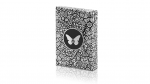 (image for) Limited Edition Butterfly Playing Cards Marked (Black and Silver) by Ondrej Psenicka