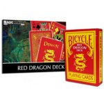 (image for) Bicycle Red Dragon Deck Playing Cards by Magic Makers