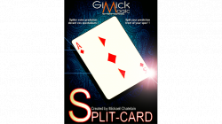 (image for) SPLIT-CARD (Red) by Mickael Chatelain - Trick