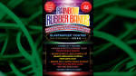 (image for) Joe Rindfleisch's SIZE 16 Rainbow Rubber Bands (Marcus Eddie - Green Pack ) by Joe Rindfleisch - Trick