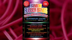 (image for) Joe Rindfleisch's SIZE 16 Rainbow Rubber Bands (Vince Mendoza - Mr. Pink) by Joe Rindfleisch - Trick