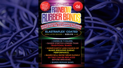 (image for) Joe Rindfleisch's SIZE 16 Rainbow Rubber Bands (Dan Harlan - Deep Purple ) by Joe Rindfleisch - Trick