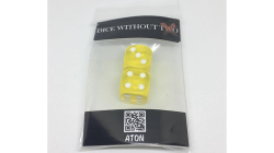 (image for) Dice Without Two CLEAR YELLOW (2 Dice Set) by Nahuel Olivera Magic and Aton Games - Trick