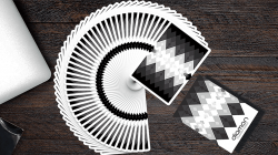 (image for) Diamon Playing Cards N?? 10 Black and White by Dutch Card House Company