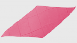 (image for) Diamond Cut Silk 24 inch (PINK) by Magic by Gosh - Trick