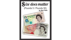 (image for) Size Does Matter POUND 5 to 50 (Gimmicks and Online Instructions) by Juan Pablo Magic