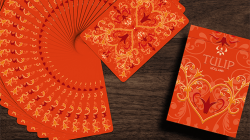 (image for) Tulip Playing Cards (Orange) by Dutch Card House Company