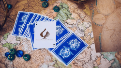 (image for) The Hidden King Blue Luxury Edition Playing Cards by BOMBMAGIC