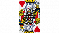 (image for) POKER Size Card Stickers by Alan Wong - Trick