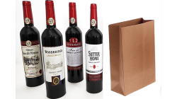 (image for) Wine Bottles From Paper Bag (4 Bottles) by Tora Magic - Trick