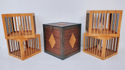 (image for) Everything to 4 Dove Cages (Wooden) by Tora Magic - Trick