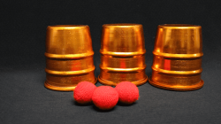(image for) Cups & Balls (Copper) by Zanders Magical Apparatus - Trick