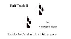 (image for) Half Track II by Christopher Taylor video DOWNLOAD