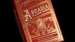 (image for) The Conjurer Playing Cards (Red) by Arcadia Playing Cards