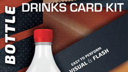 (image for) Drink Card KIT for Astonishing Bottle (Gimmick and Online Instructions) by Jo??o Miranda and Ramon Amaral - Trick