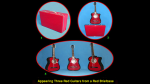 (image for) Appearing Guitars from Briefcase (3/Red) by Black Magic - Trick