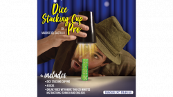 (image for) Dice Stacking Cup Pro (Gimmicks and Online Instructions) by Bazar de Magia - Trick