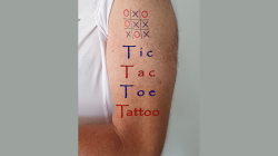 (image for) Tic Tac Toe Tattoo by Eran Blizovsky - Trick