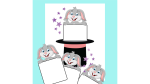 (image for) Cardiographic LITE ACTION BUNNY ADD ON (Blank Card) by Martin Lewis - Trick