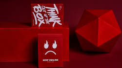 (image for) Keep Smiling Red V2 Playing Cards by Bocopo