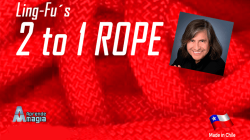 (image for) 2 TO 1 Rope (Red) by Aprendemagia - Trick