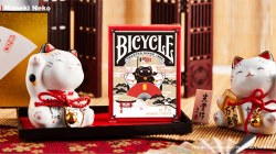 (image for) Bicycle Maneki Neko (RED) Playing Cards by Bocopo