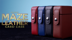 (image for) MAZE Leather Card Case (Red) by Bond Lee - Trick