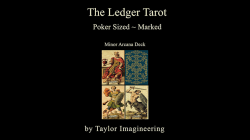 (image for) Ledger Minor Arcana Deck Poker Sized (1 Deck and Online Instructions) by Taylor Imagineering