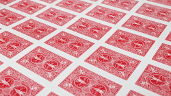 (image for) Bicycle Poker Cards Uncut Sheets (Red)