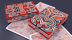 (image for) Hello Tiki (Red) Playing Cards