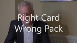 (image for) Right Card, Wrong Pack by Brian Lewis video DOWNLOAD