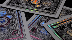 (image for) Vegas Diffractor Ultraviolet Numbered Playing Cards