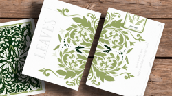 (image for) Leaves Collector's (White) Playing Cards by Card House Company