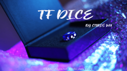 (image for) TF DICE (Transparent Forcing Dice) BLUE by Chris Wu - Trick