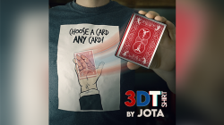 (image for) 3DT / CHOOSE A CARD ANY CARD (Gimmick and Online Instructions) by JOTA - Trick