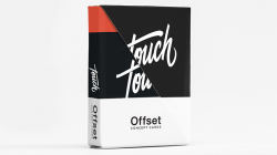 (image for) Offset Orange Playing Cards by Cardistry Touch