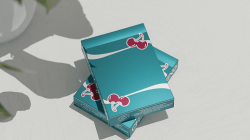 (image for) Cherry Casino (Tropicana Teal) Playing Cards by Pure Imagination Projects