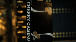 (image for) Cherry Casino (Monte Carlo Black and Gold) Playing Cards by Pure Imagination Projects