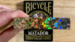(image for) Bicycle Matador (Black Gilded) Playing Cards