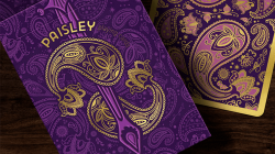 (image for) Collector's Paisley Royals Purple (Numbered Seals) Playing Cards by Dutch Card House Company