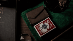 (image for) Luxury Leather Playing Card Carrier (Brown) by TCC - Trick