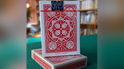 (image for) Experts Thin Crushed Printed on Web Press Tally Ho Fan Back (Red) Playing Cards