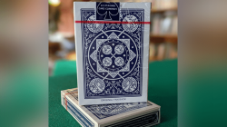 (image for) Experts Thin Crushed Printed on Web Press Tally Ho Fan Back (Blue) Playing Cards