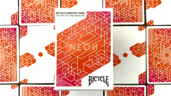 (image for) Orange Bump Neon Playing Cards by US Playing Card Co