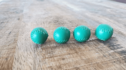 (image for) Set of 4 Leather Balls for Cups and Balls (Green) by Leo Smetsers - Trick